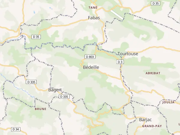 Plan de Bédeille