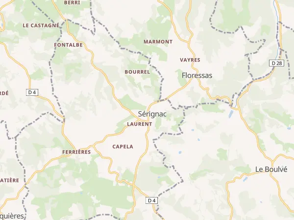 Plan de Sérignac