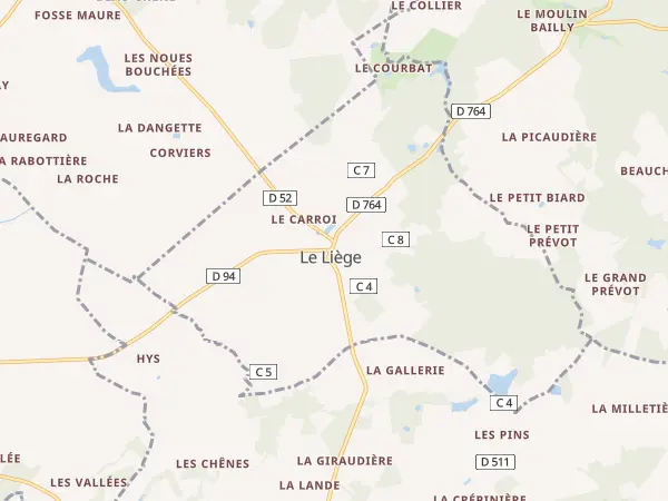 Plan du Liège