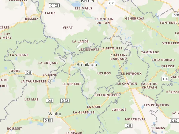 Plan de Breuilaufa