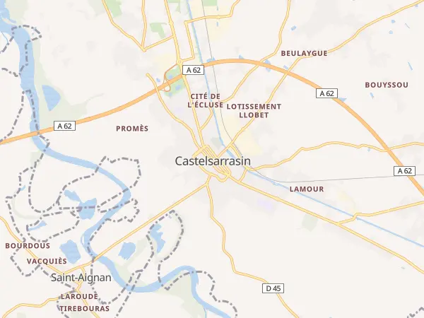 Plan de Castelsarrasin
