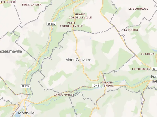 Plan de Mont-Cauvaire