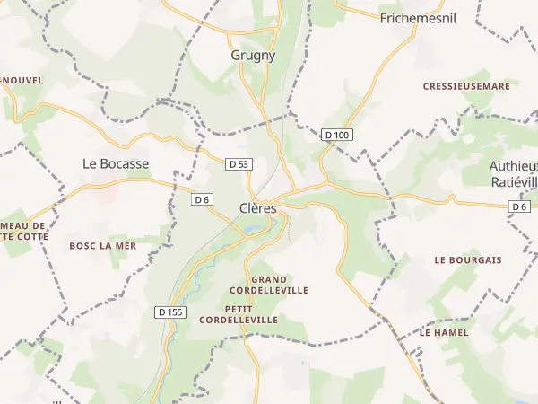 Plan de Clères