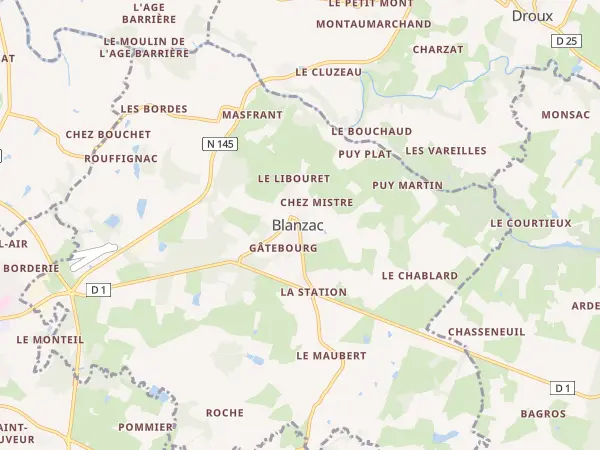 Plan de Blanzac