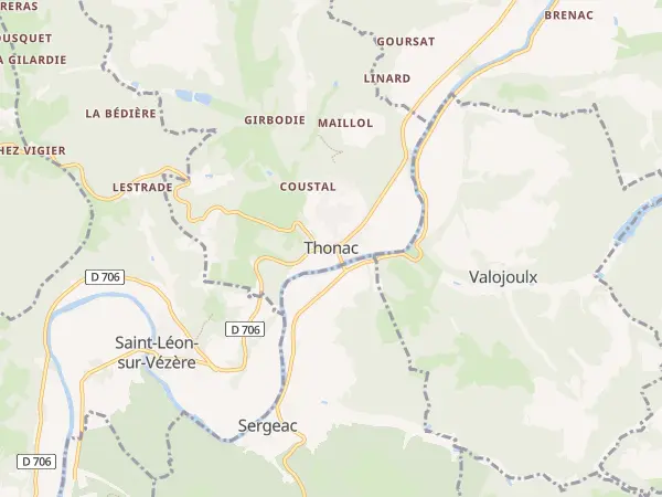 Plan de Thonac