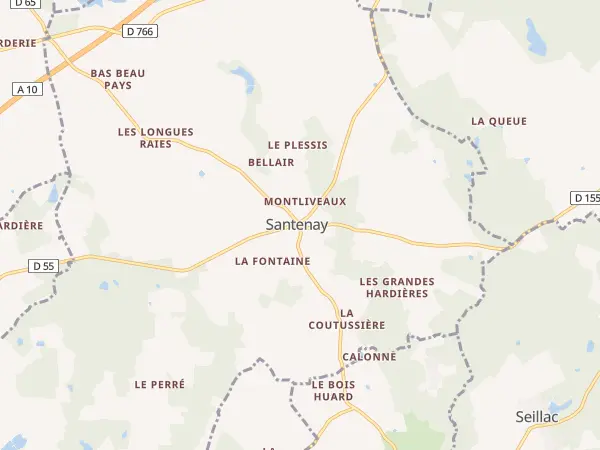 Plan de Santenay