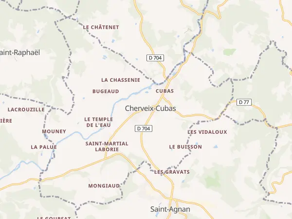 Plan de Cherveix-Cubas
