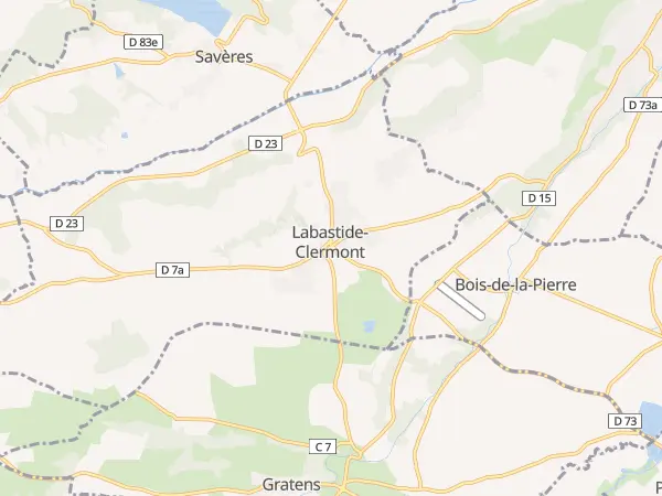 Plan de Labastide-Clermont