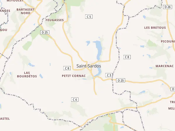 Plan de Saint-Sardos