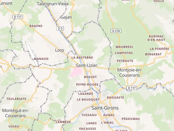 Plan de Saint-Lizier