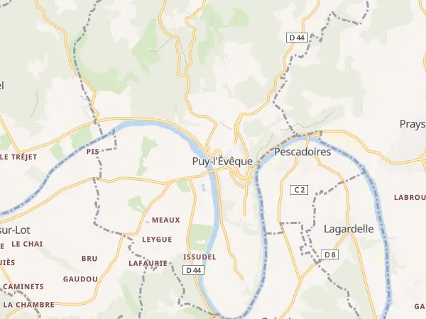 Plan de Puy-l’Évêque