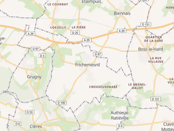 Plan de Frichemesnil