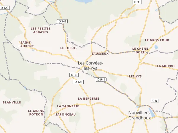 Plan des Corvées-les-Yys