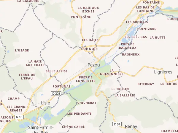 Plan de Pezou