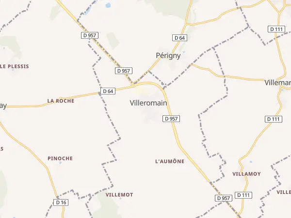Plan de Villeromain