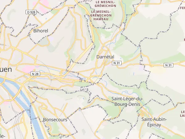 Plan de Darnétal