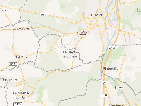 Plan de La Haye-le-Comte
