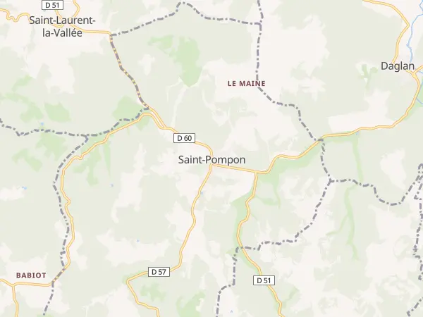 Plan de Saint-Pompon