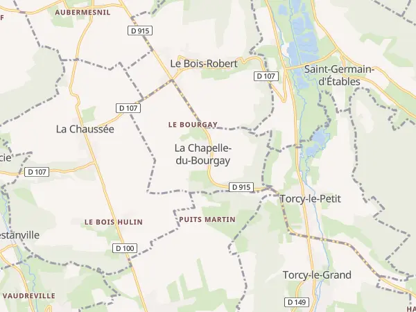 Plan de La Chapelle-du-Bourgay