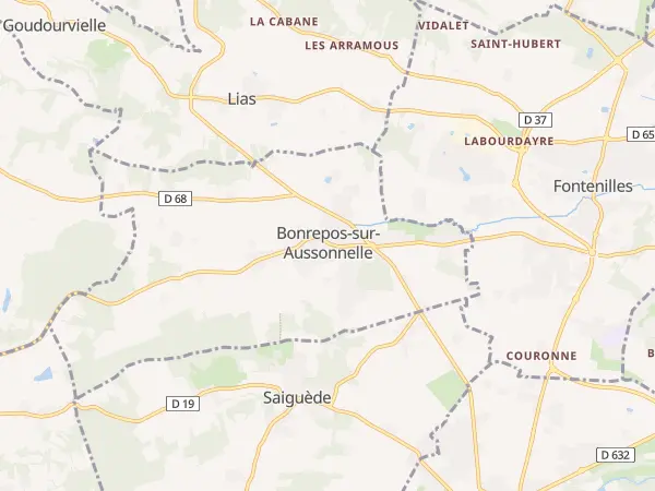 Plan de Bonrepos-sur-Aussonnelle