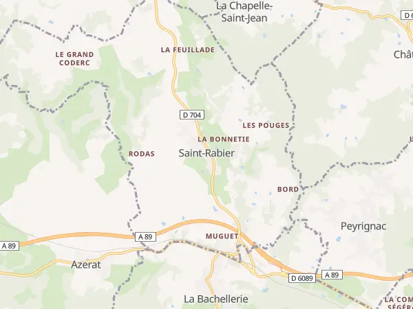 Plan de Saint-Rabier