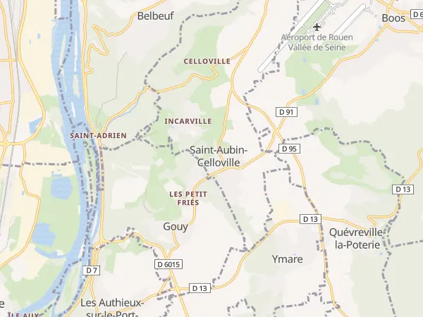 Plan de Saint-Aubin-Celloville
