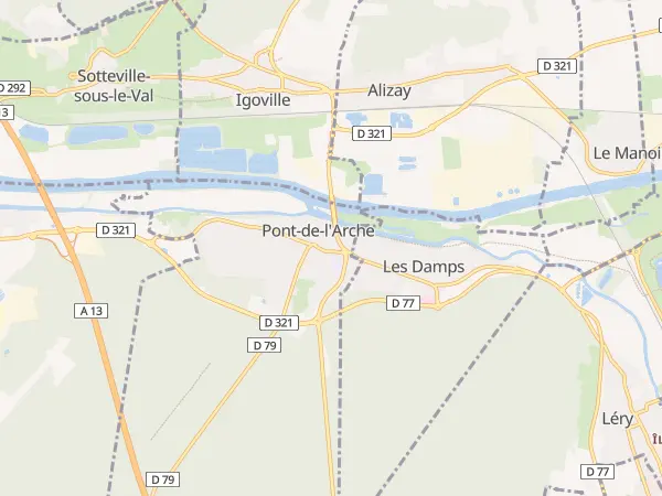 Plan de Pont-de-l’Arche