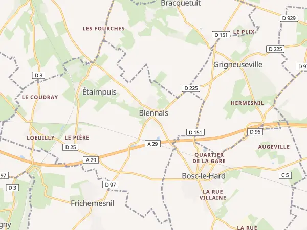 Plan de Étaimpuis