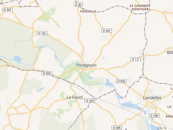 Plan de Pontgouin