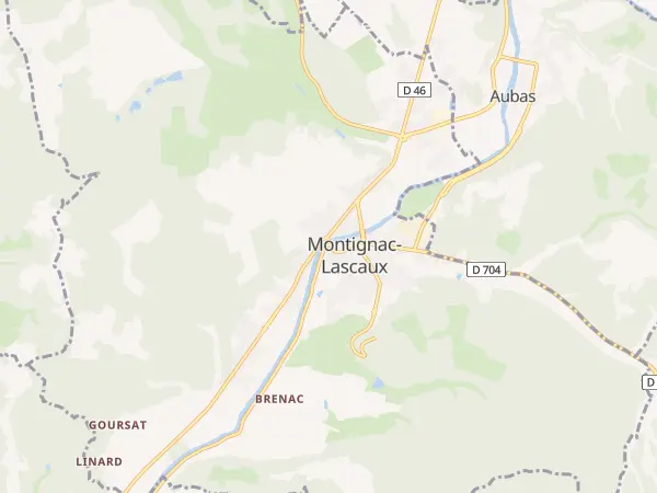 Plan de Montignac-Lascaux