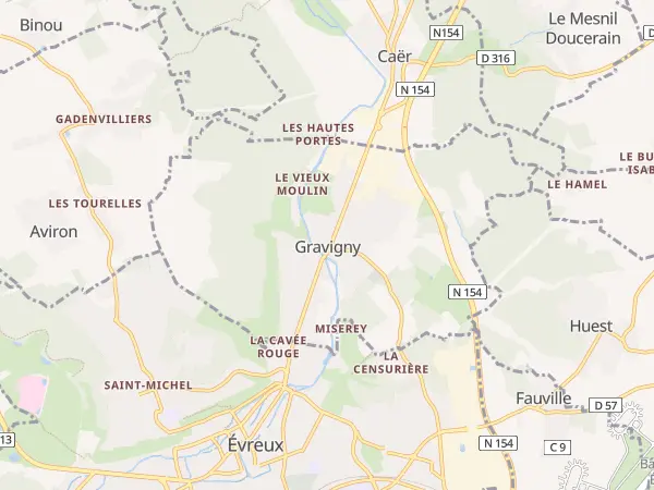 Plan de Gravigny