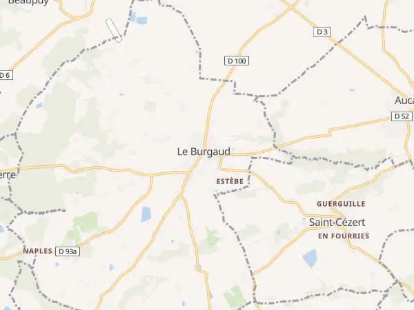 Plan du Burgaud