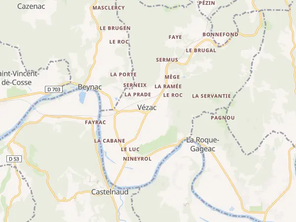 Plan de Vézac