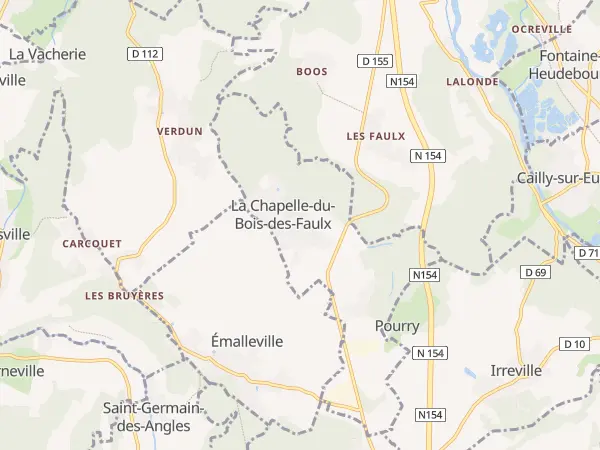 Plan de La Chapelle-du-Bois-des-Faulx