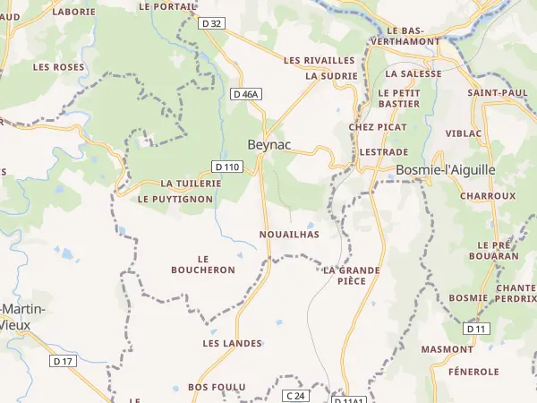 Plan de Beynac