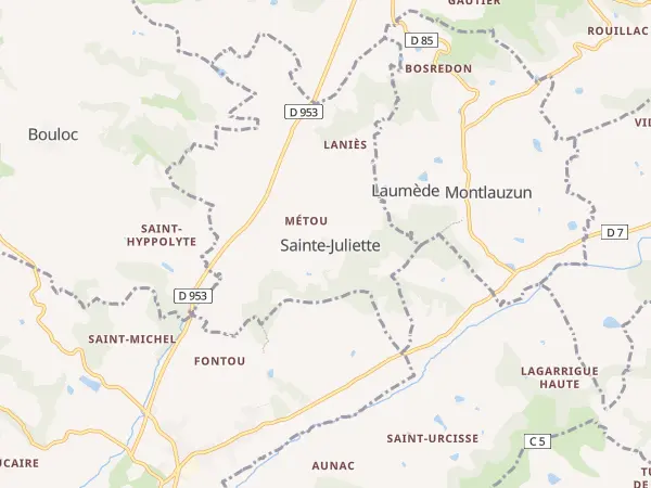 Plan de Sainte-Juliette