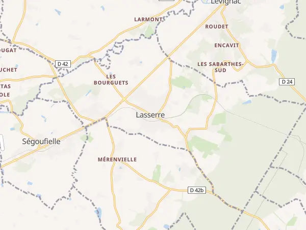Plan de Lasserre-Pradère