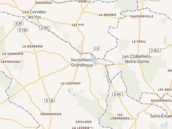 Plan de Nonvilliers-Grandhoux