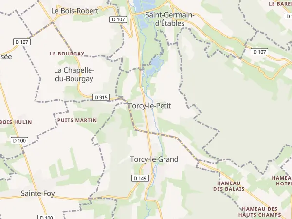 Plan de Torcy-le-Petit