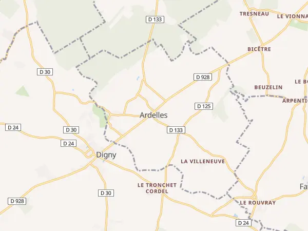 Plan de Ardelles