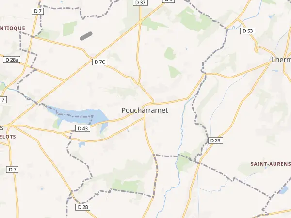 Plan de Poucharramet