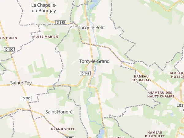 Plan de Torcy-le-Grand