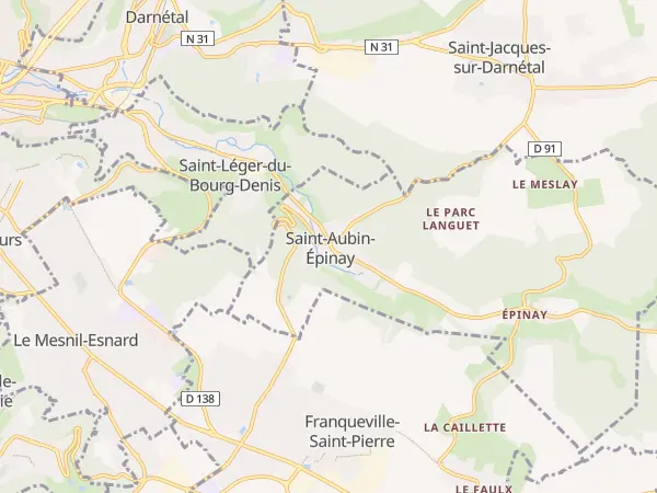 Plan de Saint-Aubin-Épinay