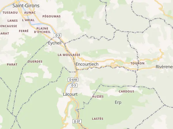 Plan de Encourtiech