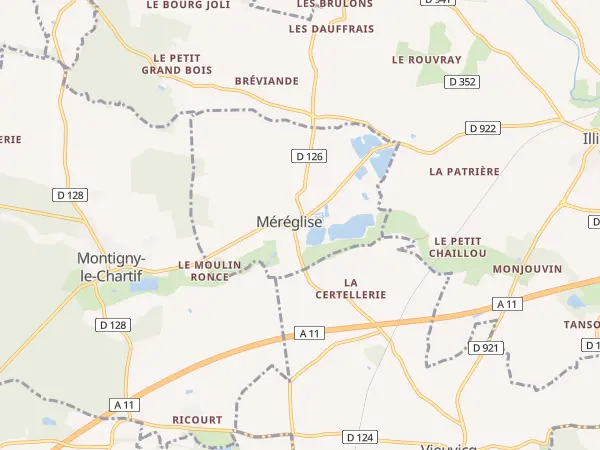 Plan de Méréglise