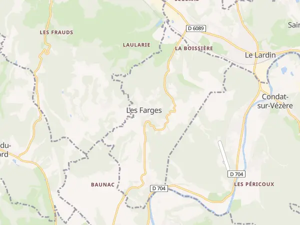 Plan des Farges