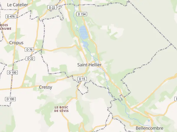 Plan de Saint-Hellier