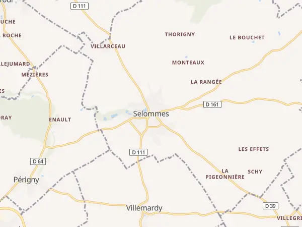 Plan de Selommes