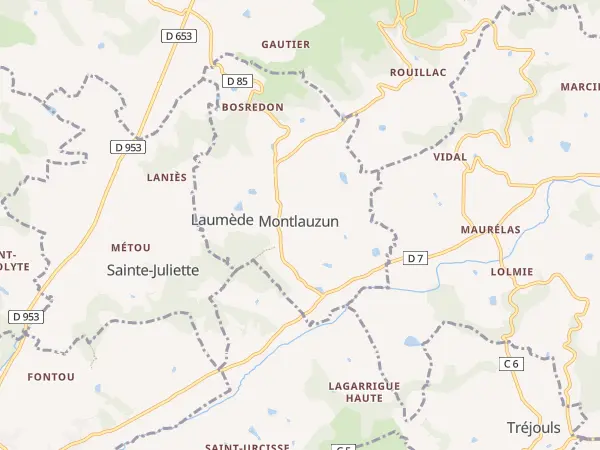 Plan de Montlauzun