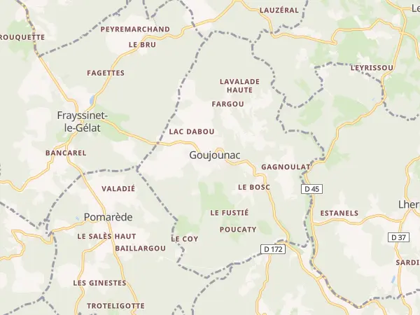 Plan de Goujounac